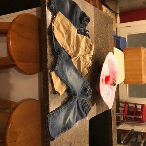 Three pairs boys pants